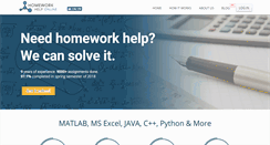 Desktop Screenshot of homeworkhelponline.net